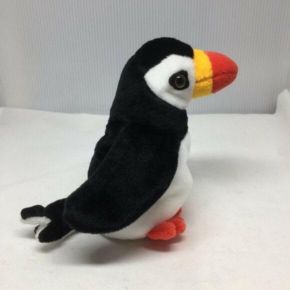 Ty Beanie Baby Puffer Puffin Plush Stuffed Animal Retired W Tag November 3 1997 - Picture 5 of 10